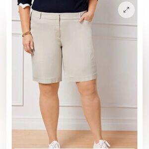 NWT Talbots Perfect Short 10.5" inseam Size 18 Shorts